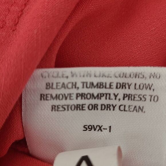 Eileen Fisher Womens Coral Linen Blend Blouse Size Petite Small - Picture 9 of 12